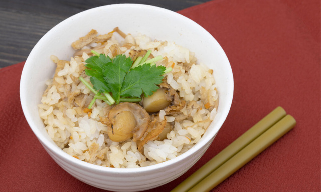 帆立混ぜご飯