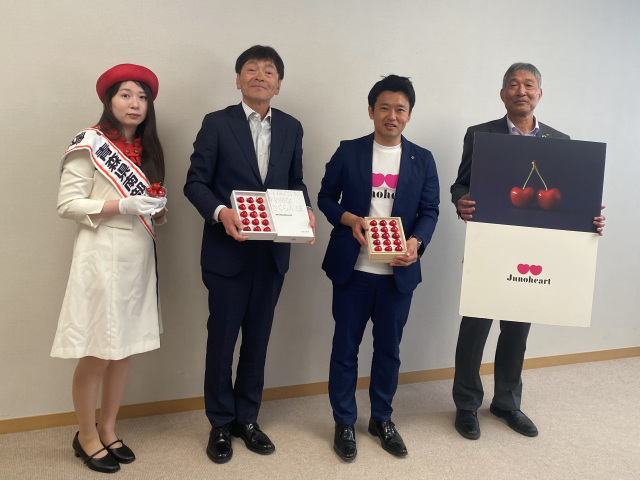【2025年産】加温ハウス栽培の「ジュノハート」の出荷が始まりました　