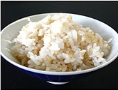 つぶゆきを使った玄米混ぜご飯